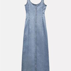 Zara button down denim dress size XXL